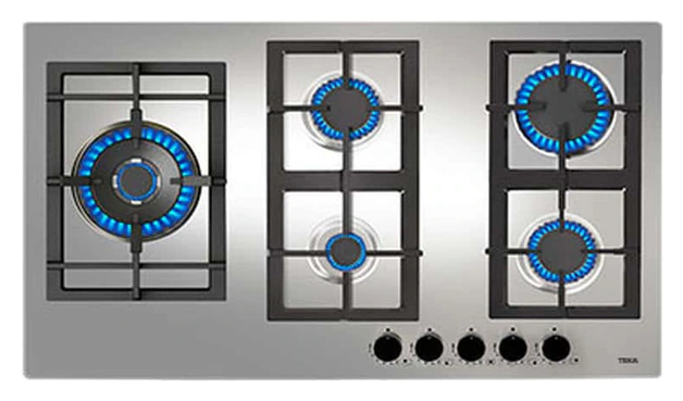 TEKA TOTAL EFX 90.1 5G AI AL DR LEFT Gas hob with 5 high efficiency burners in 90 cm of natural gas