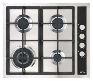 CM DELUX 60 Stainless Steel Built-In Gas Hob 60cm