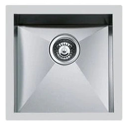 Foster 1214 850 Quadra Single Bowl Undermount Stainless Steel Sink 45 x 50.5cm