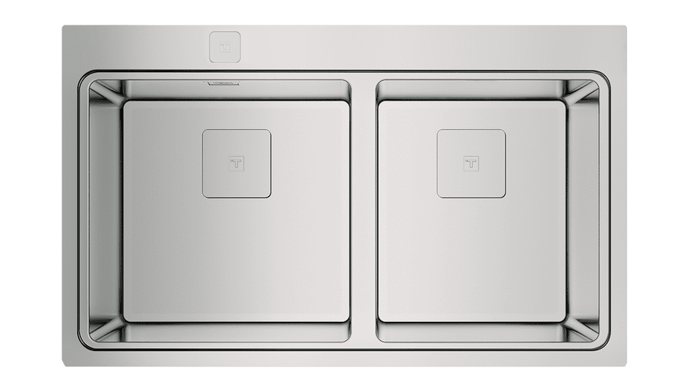 TEKA MAESTRO Zenit RS15 2C 86 Inset Stainless Steel Sink with two bowls