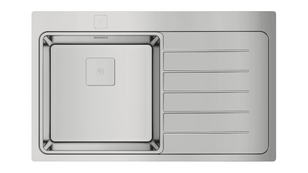 TEKA MAESTRO Zenit RS15 1C 1E 86 Inset Single Bowl Stainless Steel Sink Right Hand