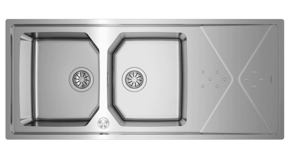 Teka MAESTRO Brooklyn 80 M-XP 2B 1D Double Bowl Stainless Steel Sink 116cm