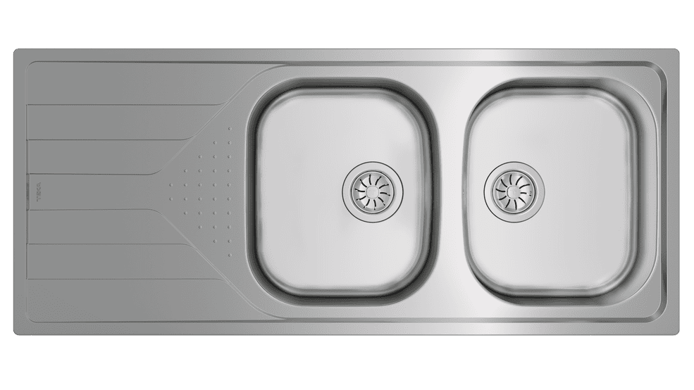 Teka TOTAL Universe 80 T-XP 2B 1D Inset Reversible Stainless Steel Sink 116cm