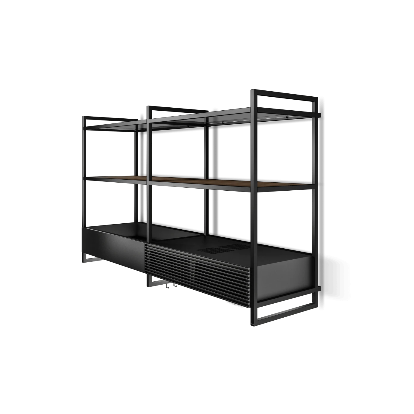 Elica Open Suite Bl/F Matt Black Wall Mounted Hoods