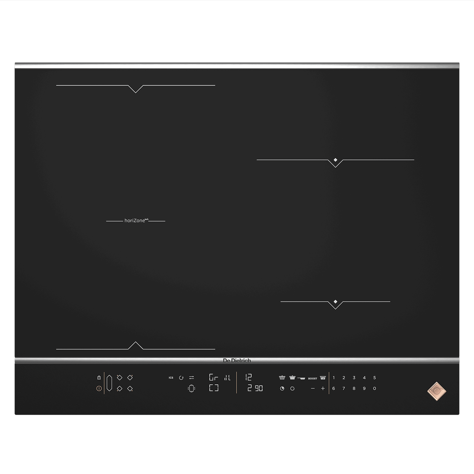 De Dietrich DPI7686XS Horizone Play Induction Hob 65cm
