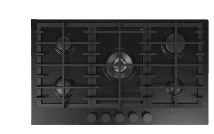 CM TWIN MATT STAINLESS STEEL GAS HOB 90CM