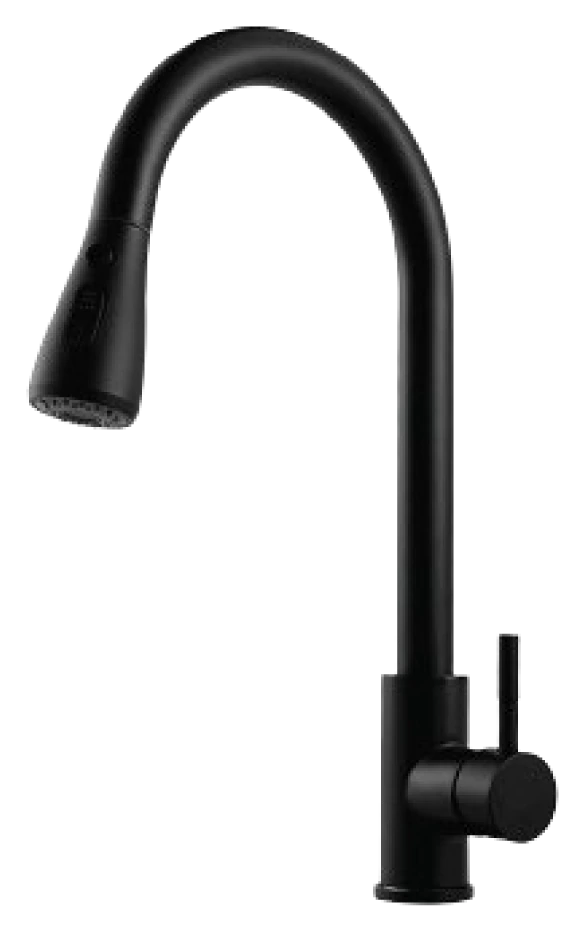 CM SL-1005 Pull-Out Kitchen Mixer Black - product photo