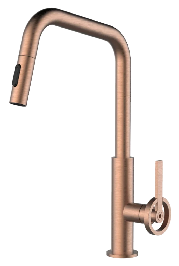 CM SL-7003 ROSE GOLD Fixed Spout Kitchen Mixer Gold product photo