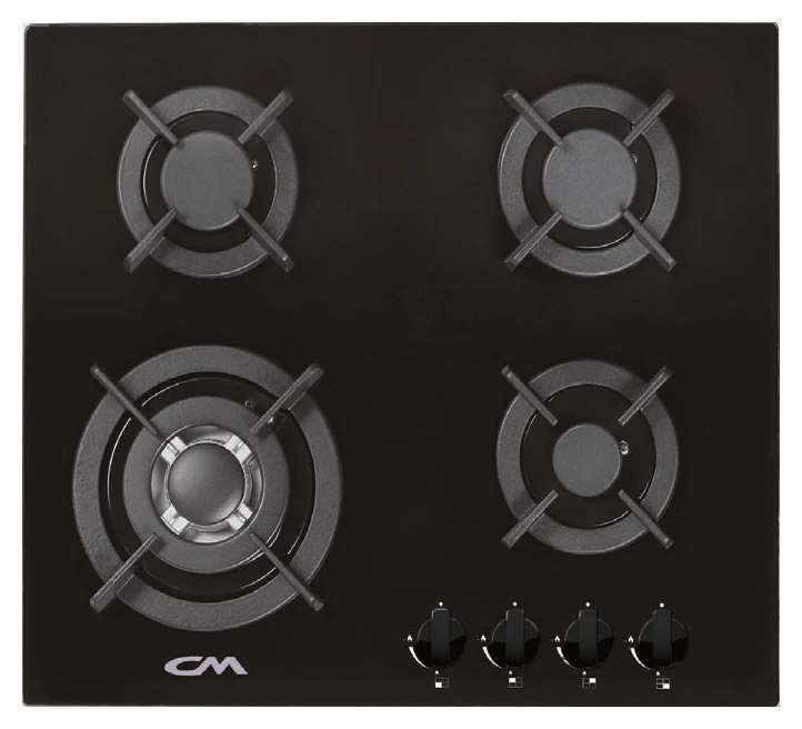CM VERONA 60 BLACK Gas Hob product photo