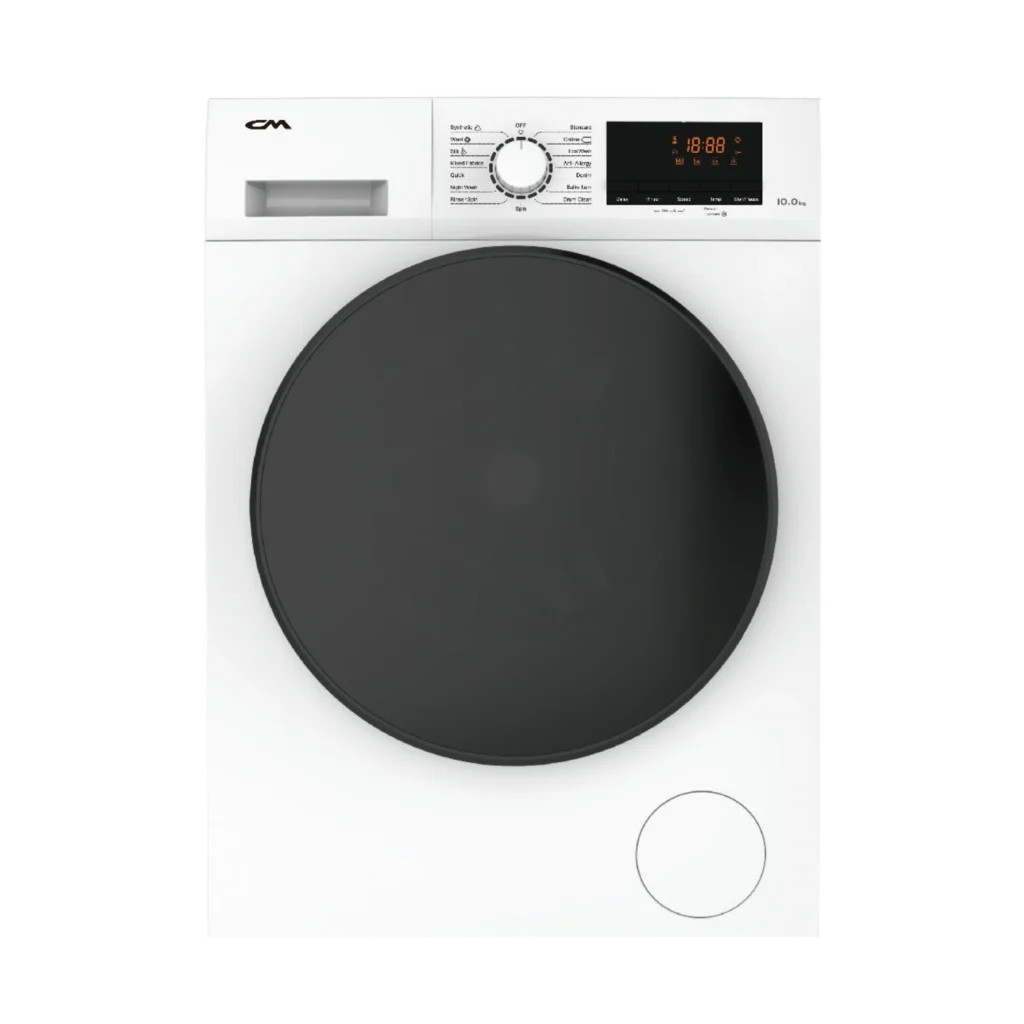 CM washer 10kg and dryer 6kg white free standing washer dryer 60cm