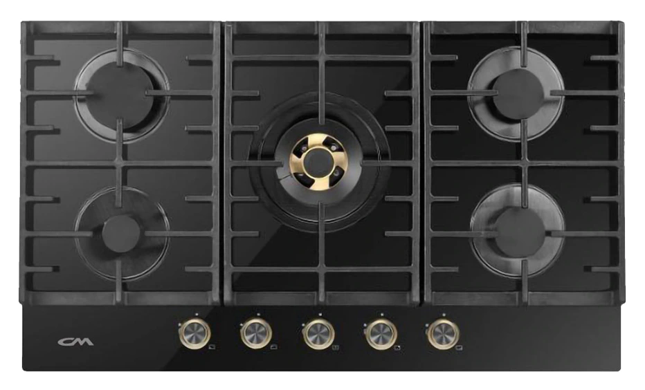 CM ORA MATT BLACK 90 Gas Hob 90cm - product photo