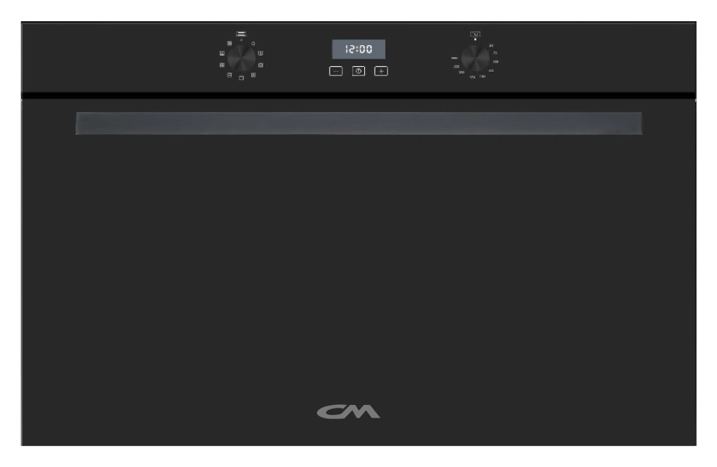 CM JUMBO NERO GAS Built-In Gas Oven 90cm - product photo