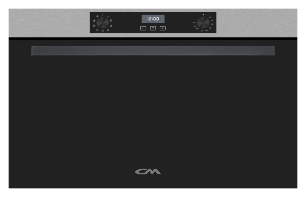 CM MAX INOX GAS Built-In Gas Oven 90cm - product photo