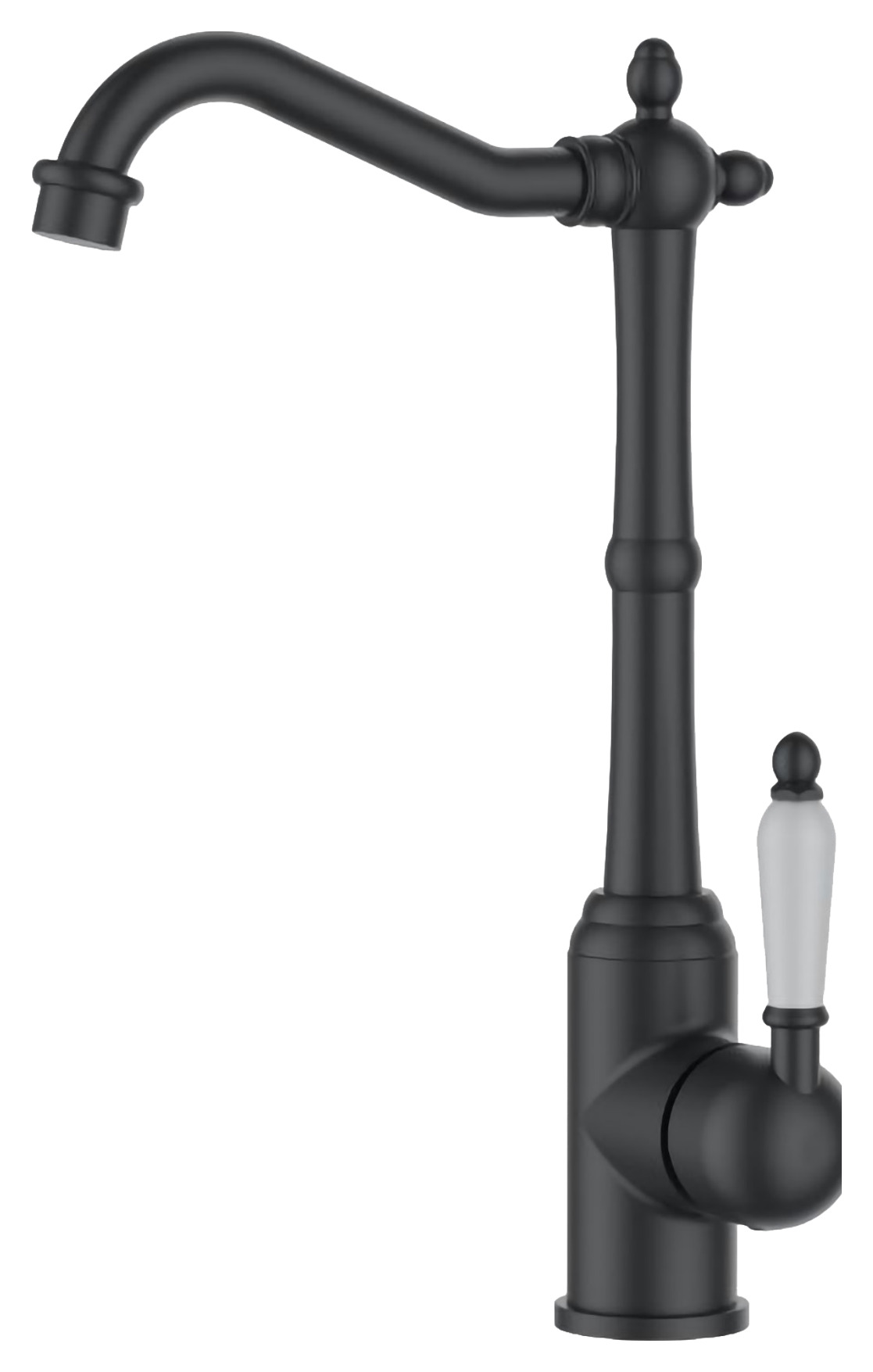 CM GH-6053-MB Fixed Spout Kitchen Mixer Matt Black