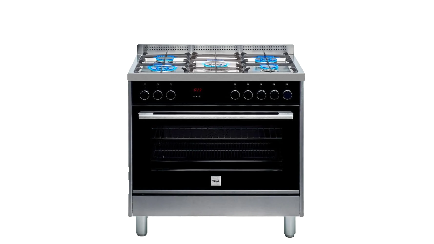 TEKA MAESTRO FS3FF L90 GG S/S Free Standing Cooker Gas Hob + Gas Oven – 90cm